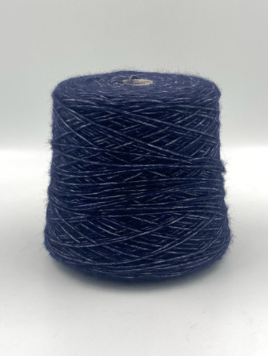 Пряжа Cappuccetto, Pinori Filati S.p.A., хлопок, меринос, альпака, цвет темно-синий тон 1